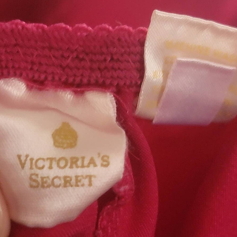 Vintage 90s Victoria's Secret Gold Label High Cut Lingerie Sleep Shorts - M - Picture 8 of 9